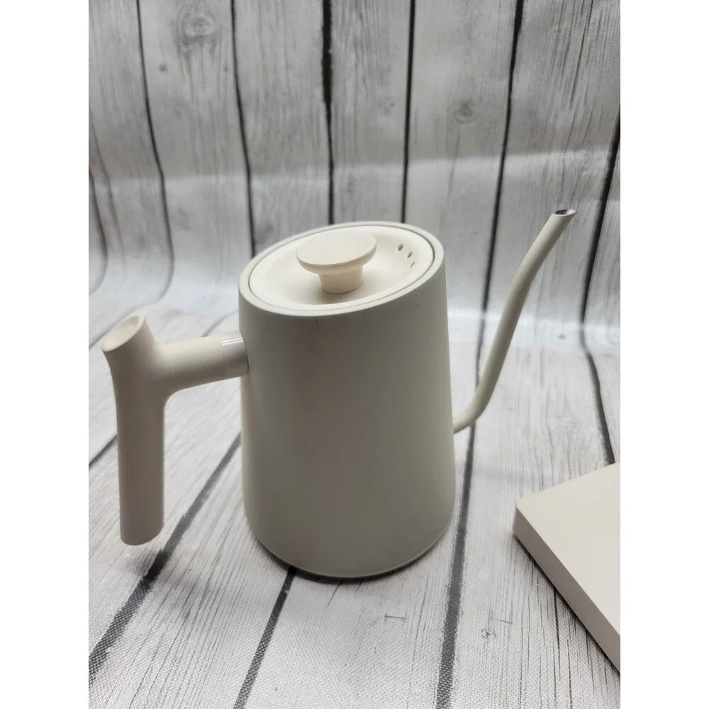 Greater Goods Electric Gooseneck Kettle Birch White 1200W Tested 0448